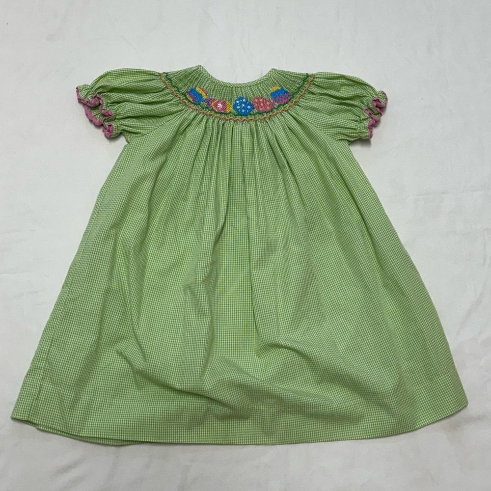 Baby Easter Pastel Easter Gingham Dress